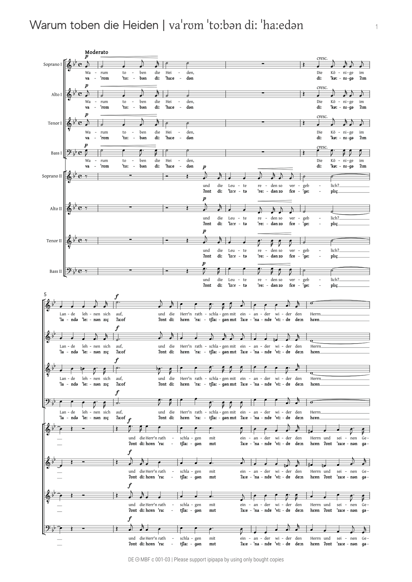 Warum toben die Heiden